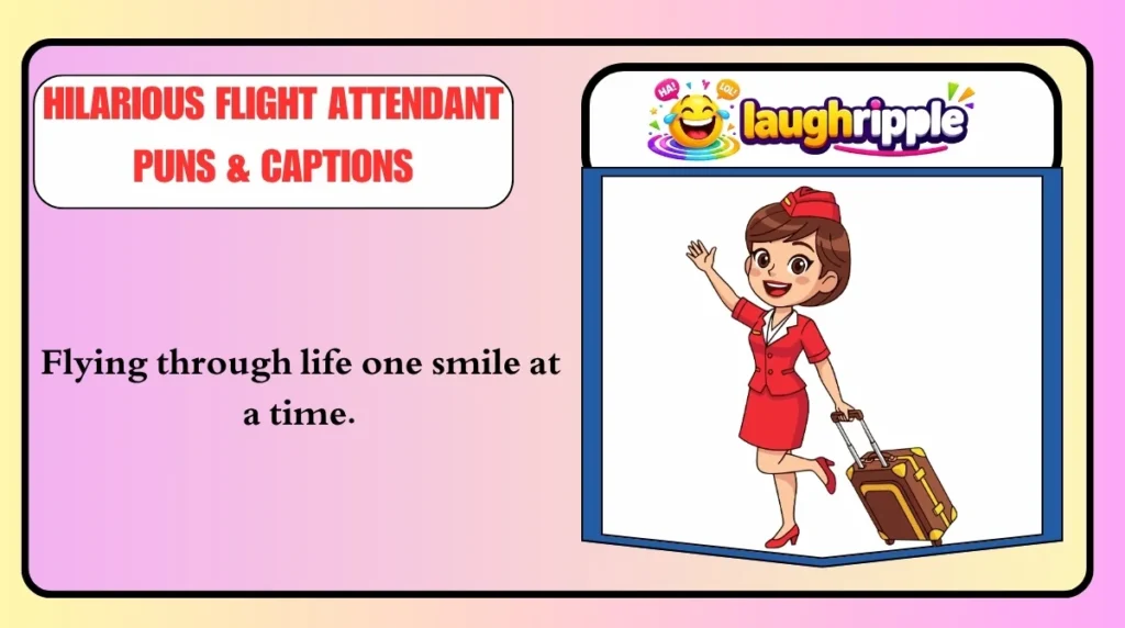 Hilarious Flight Attendant Puns & Captions