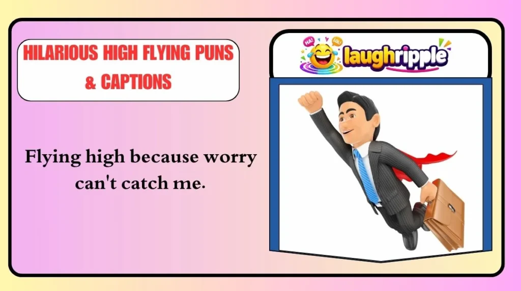 Hilarious High Flying Puns & Captions