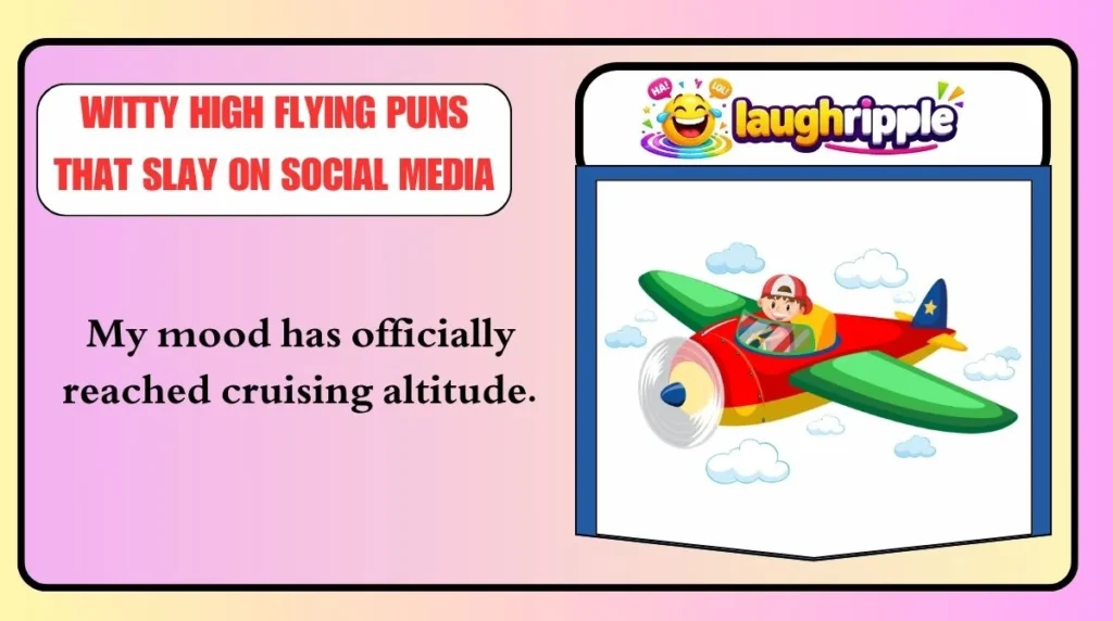 Witty High Flying Puns That Slay on Social Media