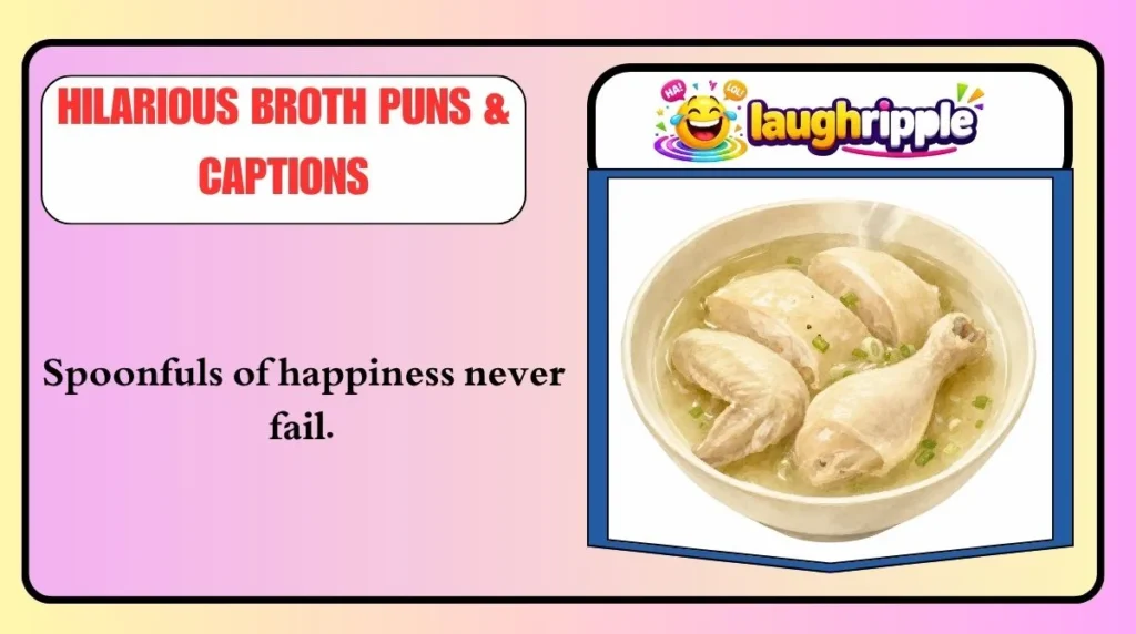 Hilarious Broth Puns & Captions