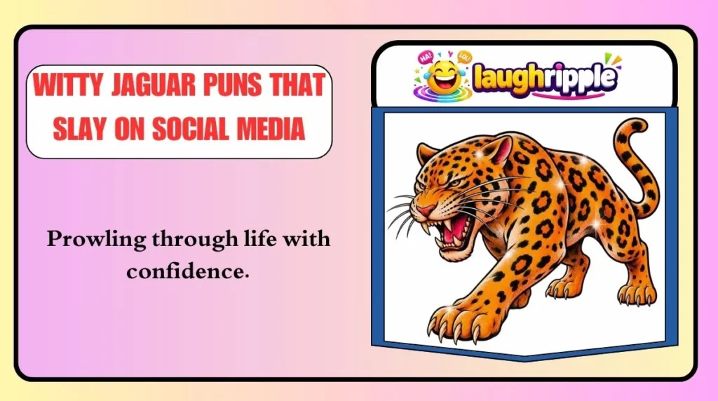 Witty Jaguar Puns That Slay on Social Media
