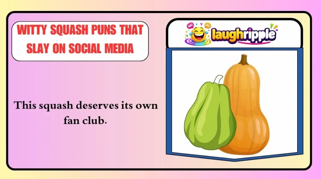 Witty Squash Puns That Slay on Social Media