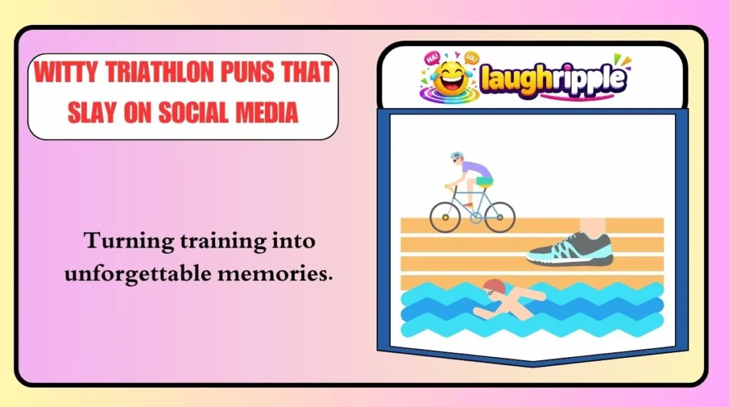 Witty Triathlon Puns That Slay on Social Media