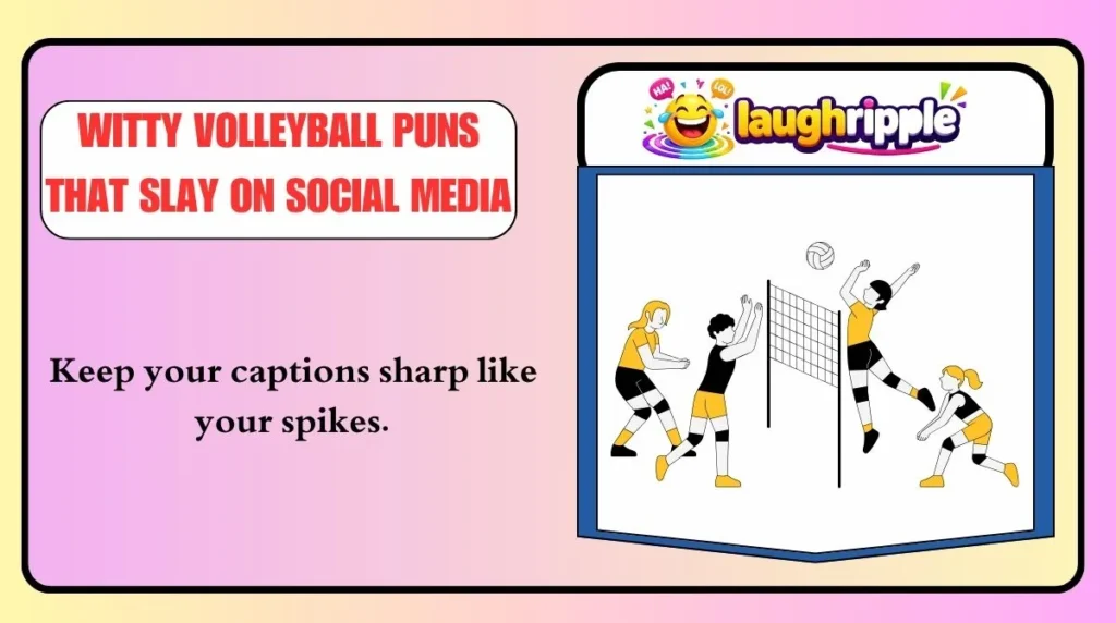 Witty Volleyball Puns That Slay on Social Media
